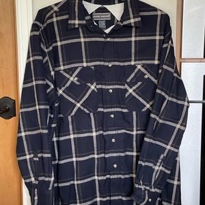 Men’s David Taylor Thermal-Lined Flannel Shirt, Traditional Fit
